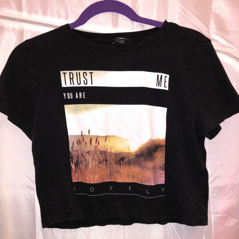 ~ Forever 21 Black Crop Top